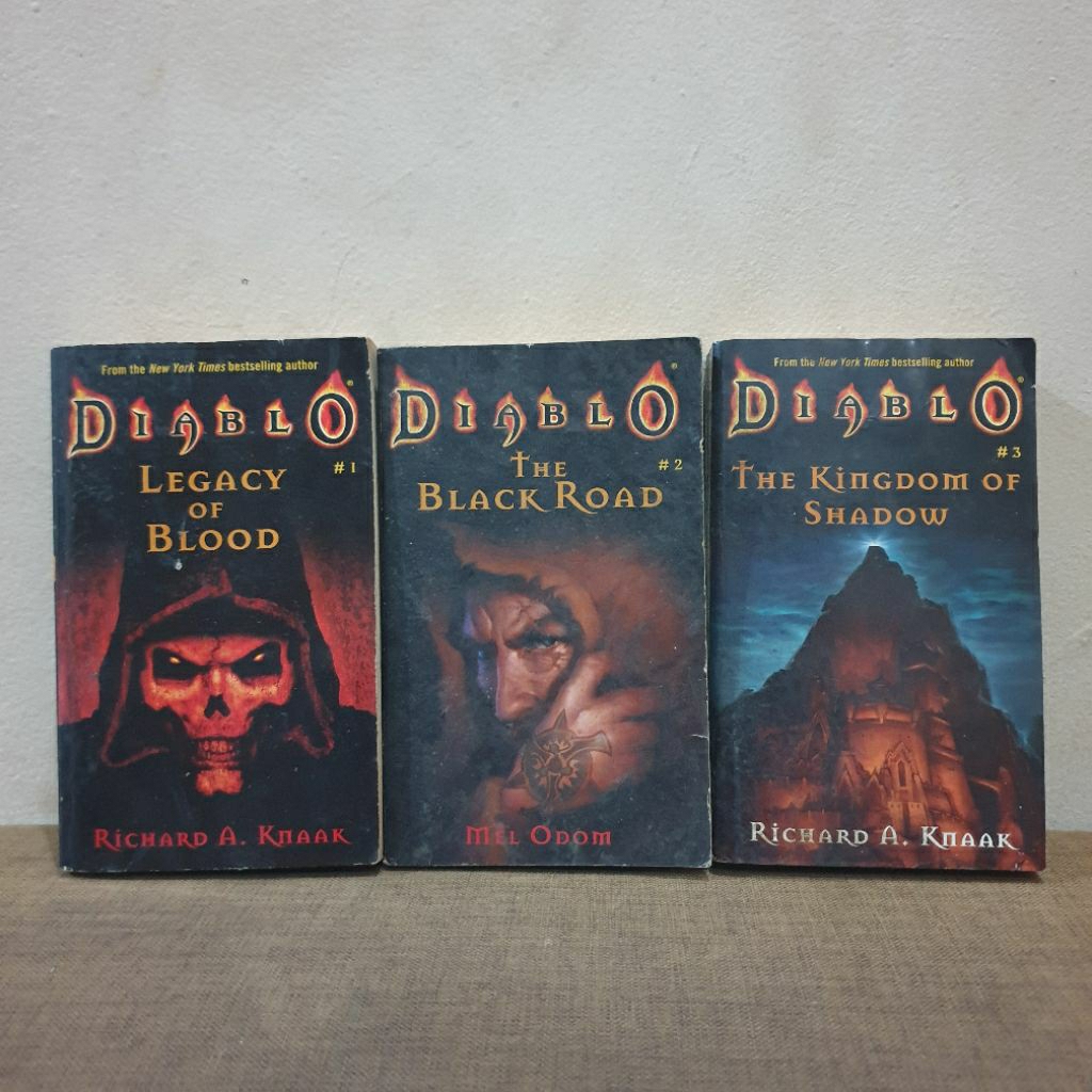 Buku Novel Import Diablo SET Blizzard Entertainment bahasa inggris