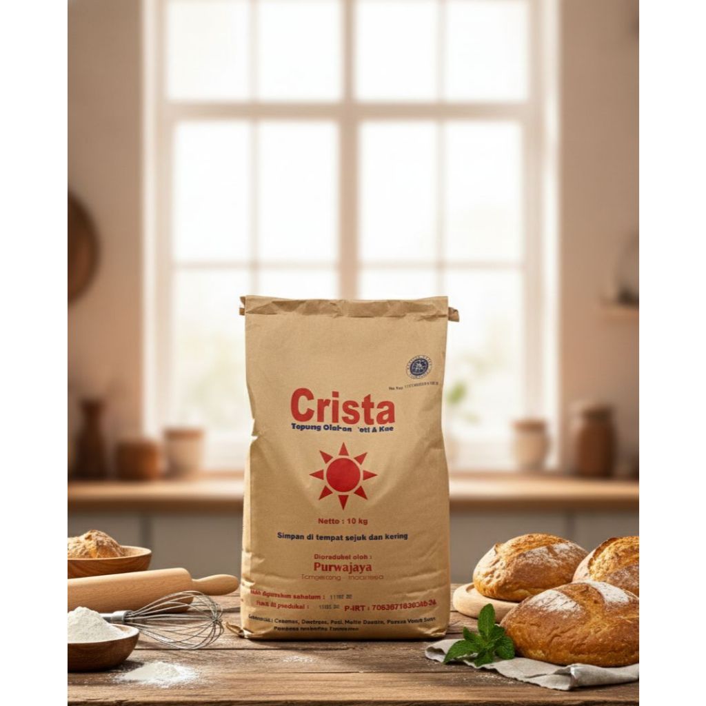 Tepung Susu CRISTA 10KG - Crista Milk 10kg, Crista putih -TEPUNG PREMIX PENGGANTI SUSU