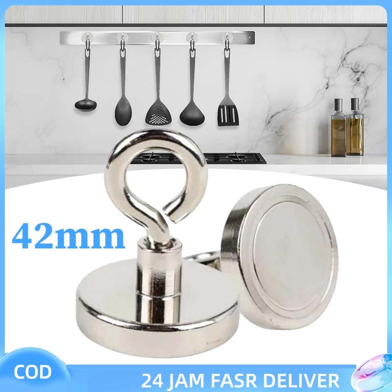 Magnet Neodymium Terkuat 42mm Neodymium Magnet Kuat Magnet Neodymium Bulat Tidak Memerlukan Pengebor