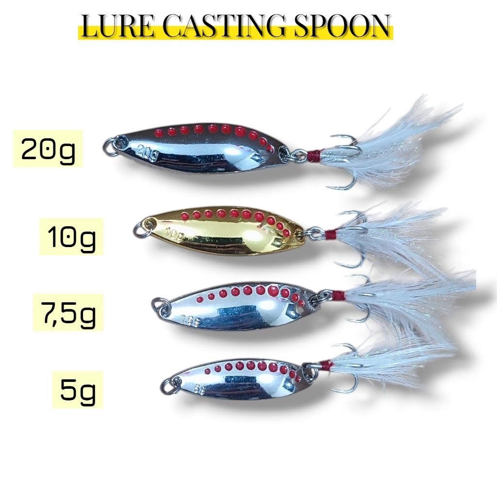LURE SPOON UMPAN CASTING HAMPALA. lure casting.