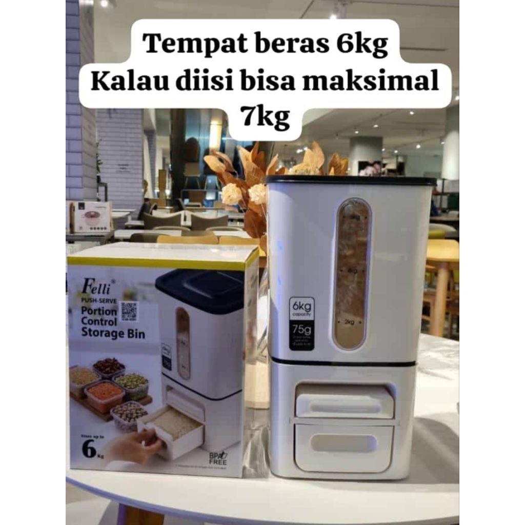 Dispenser beras 6kg informa