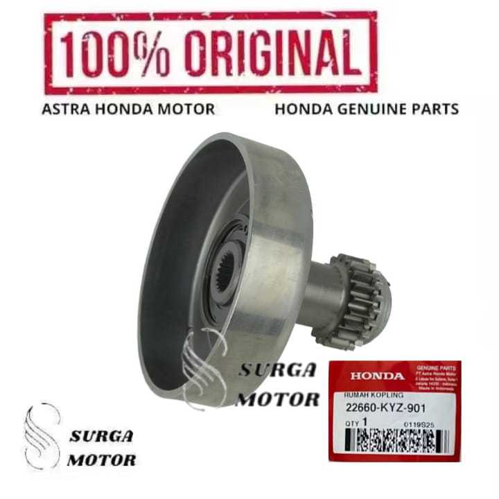 Mangkok Lonceng Rumah Kampas Kopling Ganda Motor  Supra X 125 FI Blade K47 22660KYZ901 22660-KYZ-901
