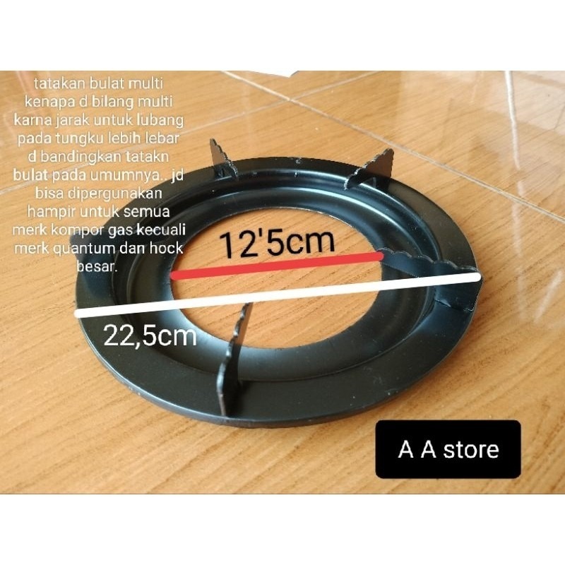 PROMO  Tatakan Tungku Kompor Gas Bulat MULTI Kaki 5 (K5) Tatakan Kompor HOCK 2 Tungku 1 Tungku ORIGI