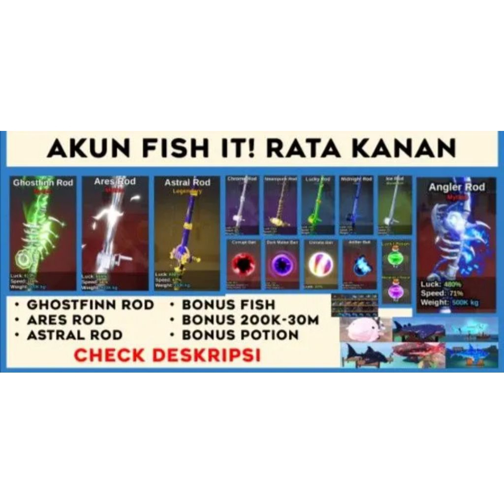 AKUN FISH IT RATA KANAN
