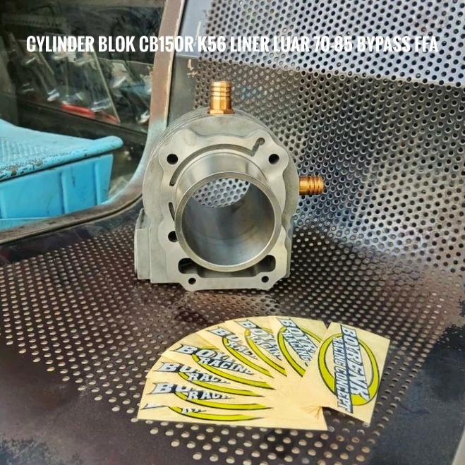 CYLINDER BLOK BILLET CB150R LED SONIC 150R LED K56 BYPASS FFA LINER LUAR 72/74/80/82/85- BOYRENK RAC