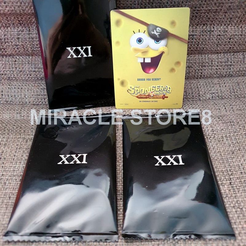 Collectible Card SpongeBob Movie Search For Squarepants Official XXI Collectible Ticket