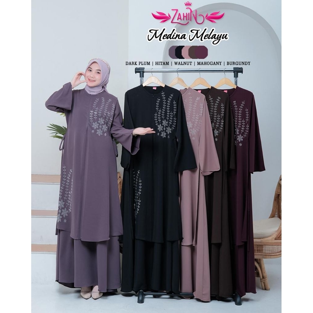 MEDINA MELAYU ORY ZAHIN COLLECTION/GAMIS MEDINA MALAY ORY BY ZAHIN