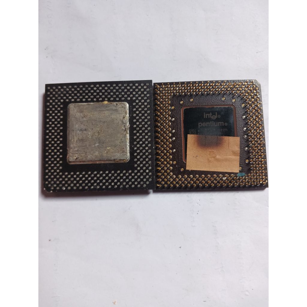 prosesor processor keramik jadul MMX bahan leburan