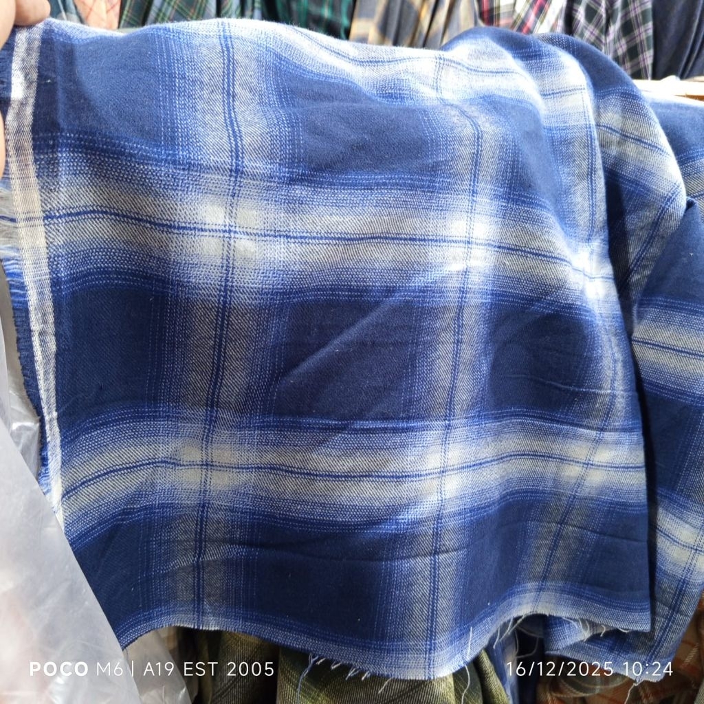 HARGA/0,5 M | KAIN FLANEL UNIQLO | KAIN FLANNEL MOTIF KOTAK | BAHAN FLANEL PREMIUM | KATUN FLANNEL