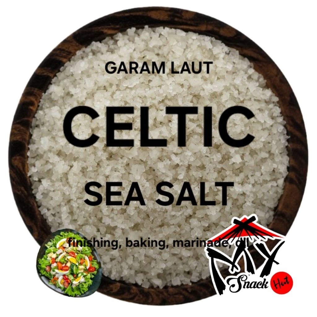 GARAM CELTIC KASAR 50GR COARSE SEA SALT CRYSTAL KRISTAL GREY FRENCH SEL GRIS GUERANDE PERANCIS MURNI