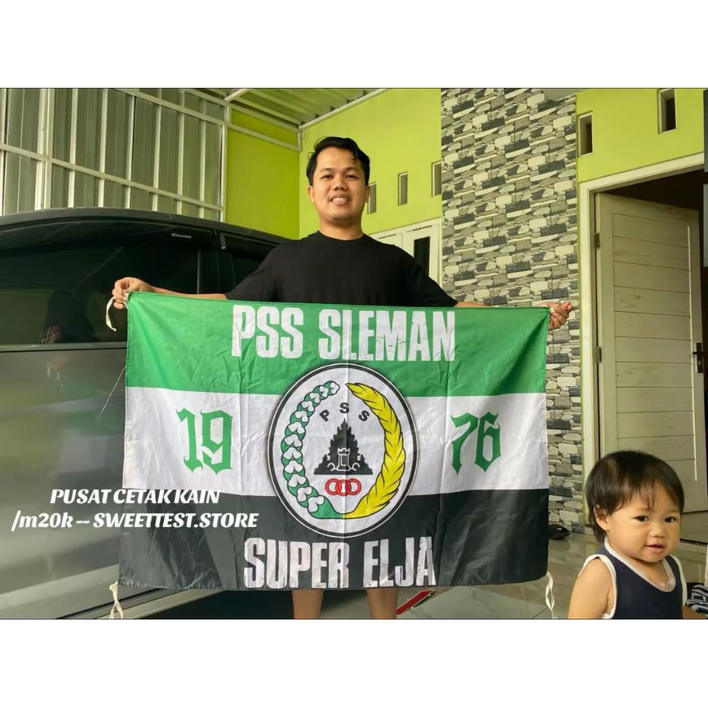 JUAL BENDERA BERKUALITAS + BENDERA PSS SLEMAN + FLAG PSS SLEMAN + MINI FLAG PSS SLEMAN + GIANT FLAG 