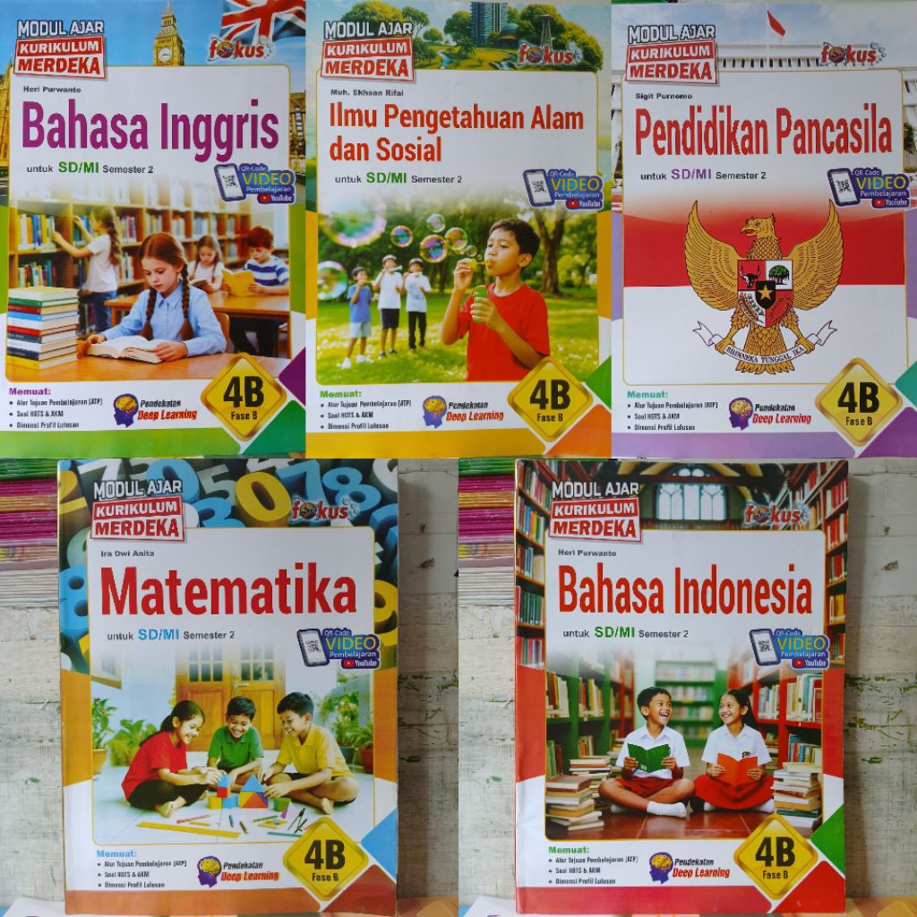 LKS FOKUS KELAS 4 SEMESTER 2 untuk SD/MI Pendekatan Deep Learning KURIKULUM MERDEKA