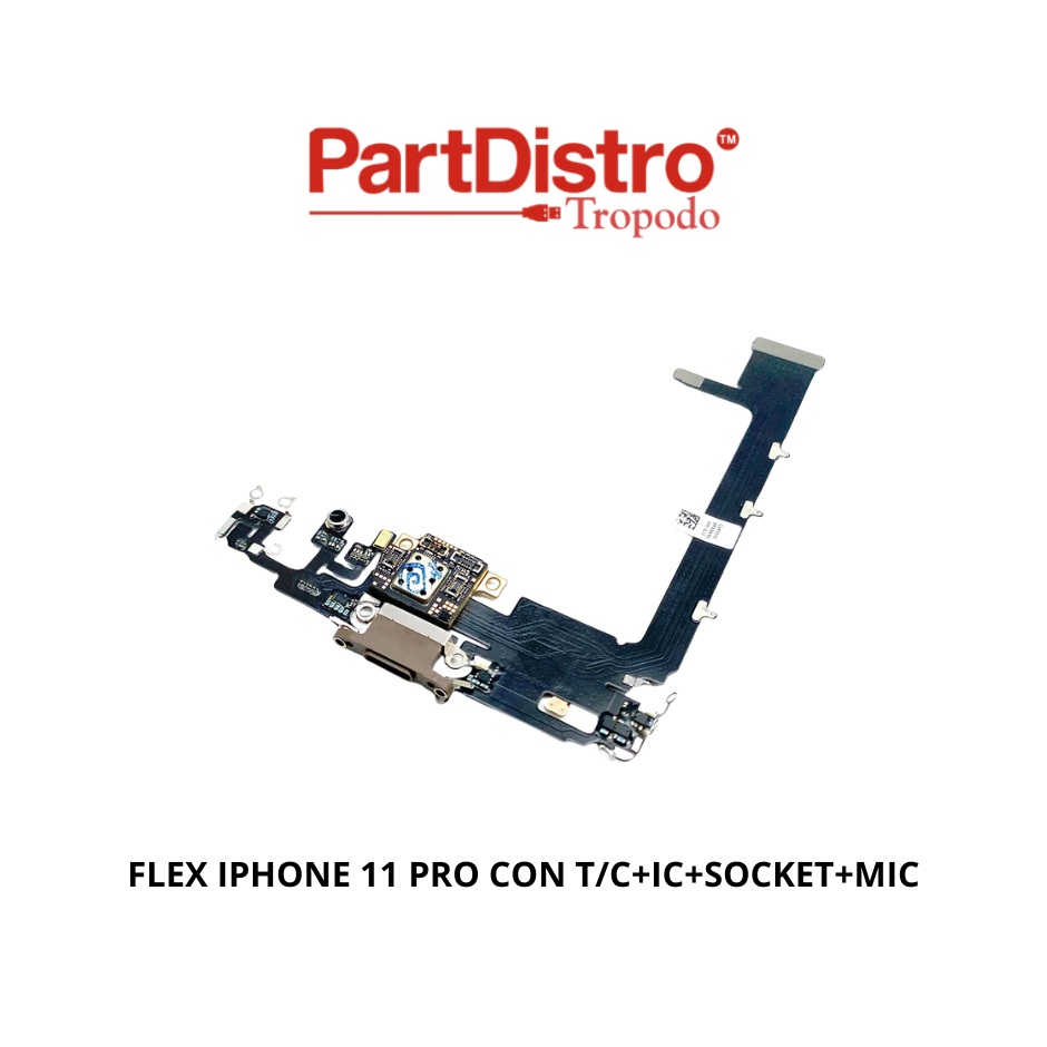 FLEX IPH 11 PRO CON T/C+IC+SOCKET+MIC