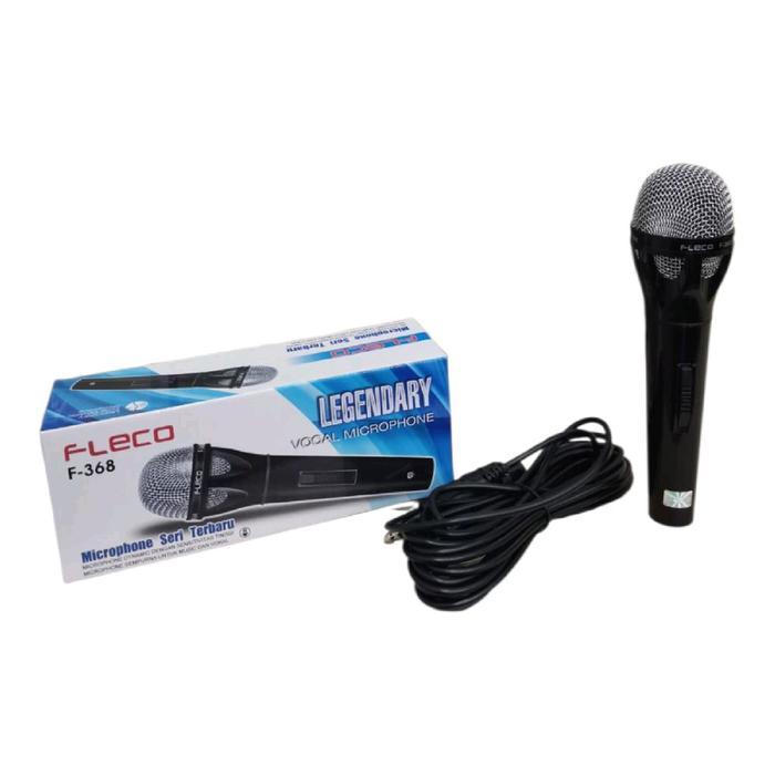 Mic Kabel Suara Jernih Type F-368 Karaoke Suara Jernih Berkualitas Tinggi Mic Karaoke Modern Terbaru