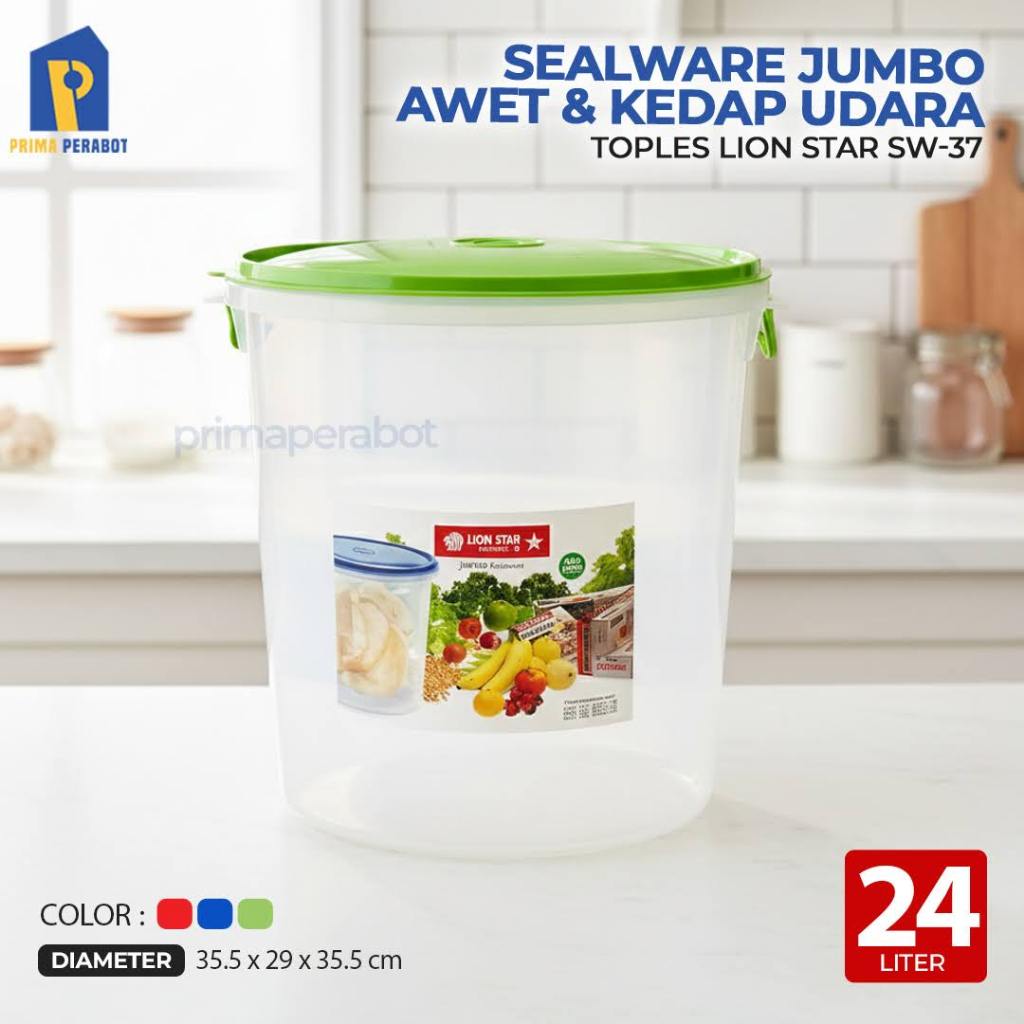 Toples Sealware 24 Liter Jumbo Toples Kerupuk Lion Star SW-37