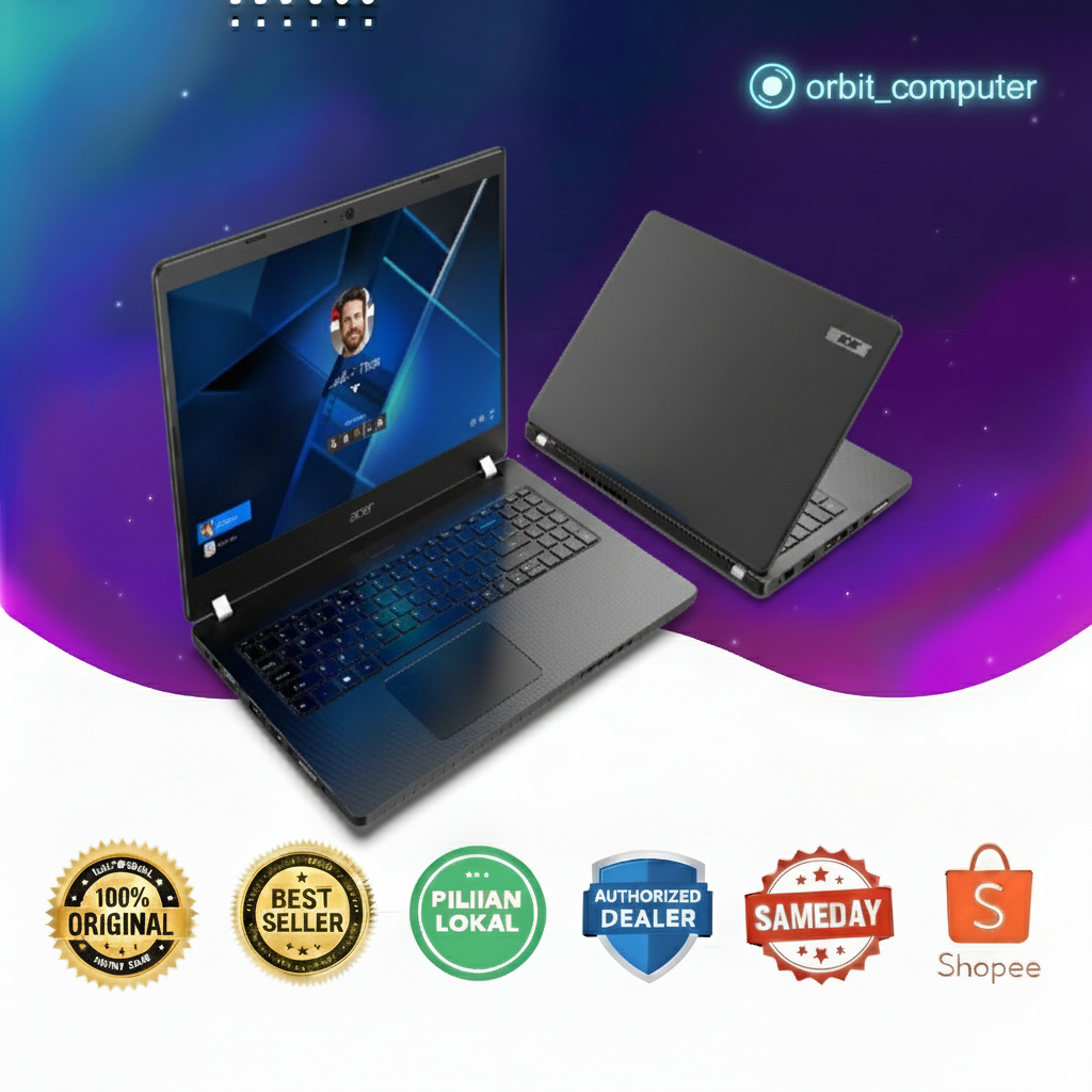 Acer TravelMate P214 i5-1135G7 4GB 512GB SSD 14" Iris Xe TKDN