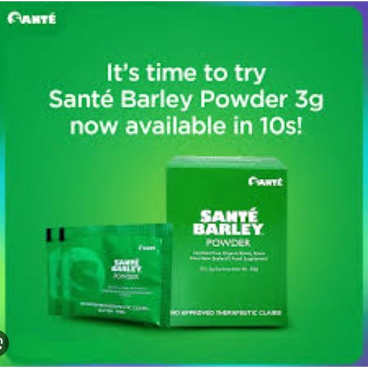 Barley Grass Powder Organik Sante Barley 10 Saset