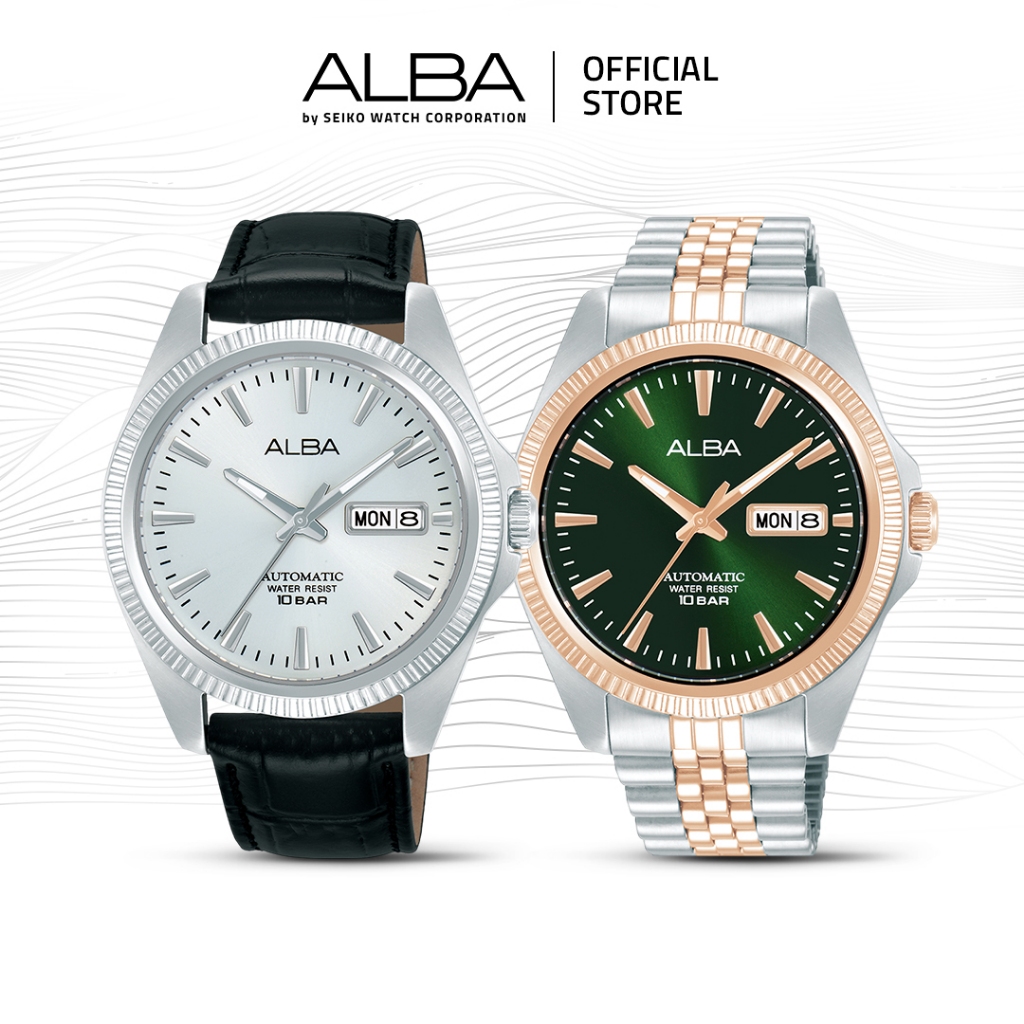 Alba Mechanical Collection Jam Tangan Pria AL4813 AL4814 Automatic Watch