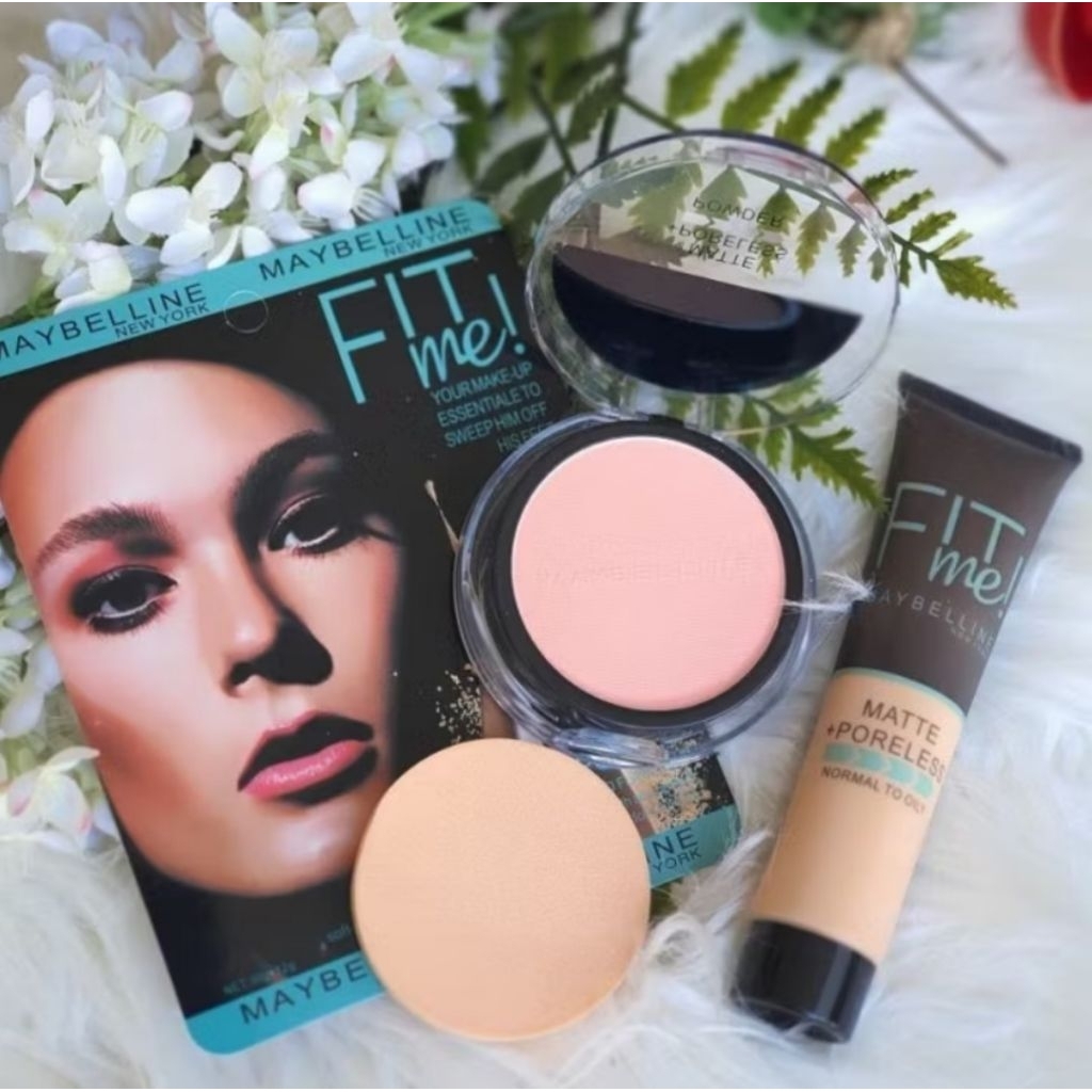 PROMO MAYBELLINE Fit Me 2IN1 (Bedak+Foundation)