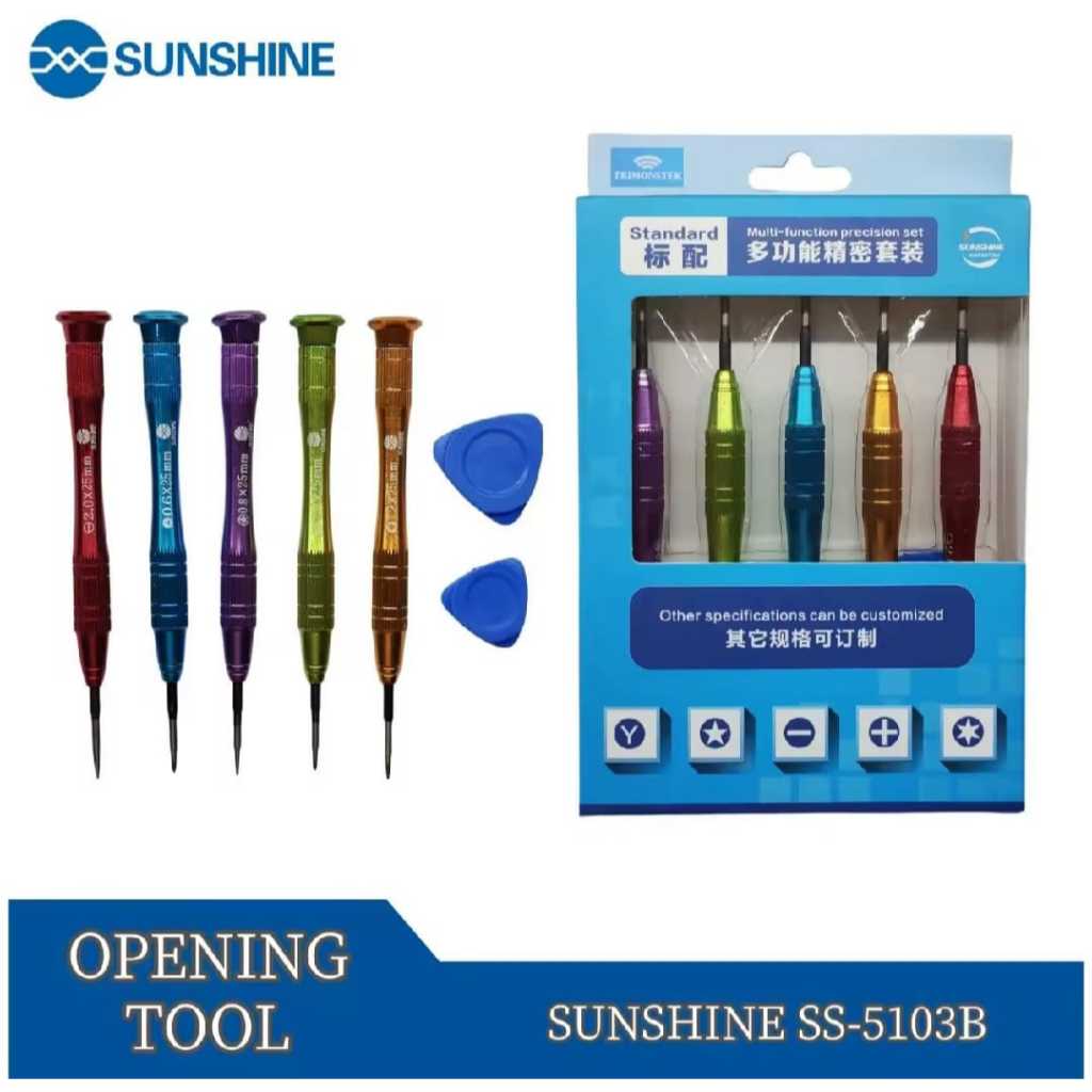 OBENG SET MAGNET SUNSHINE SS-5103B / ALAT SERVIS SERVICE HP