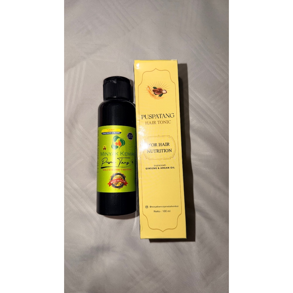 Bundling Hair Tonic + Minyak Kemiri PUSPA TANG ORGINAL