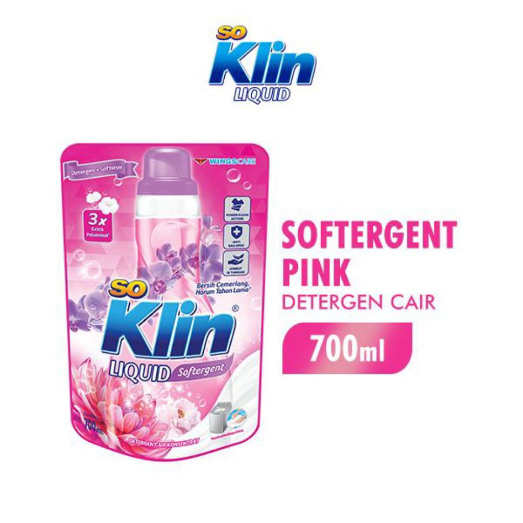 Soklin Liquid Softergent Pink 700ml