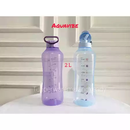 TEMPAT MINUM/ BOTOL TUPPERWARE FLIP/ ECO BOTTLE 2 LITER/ AQUAVIBE 2 LITER MURAH
