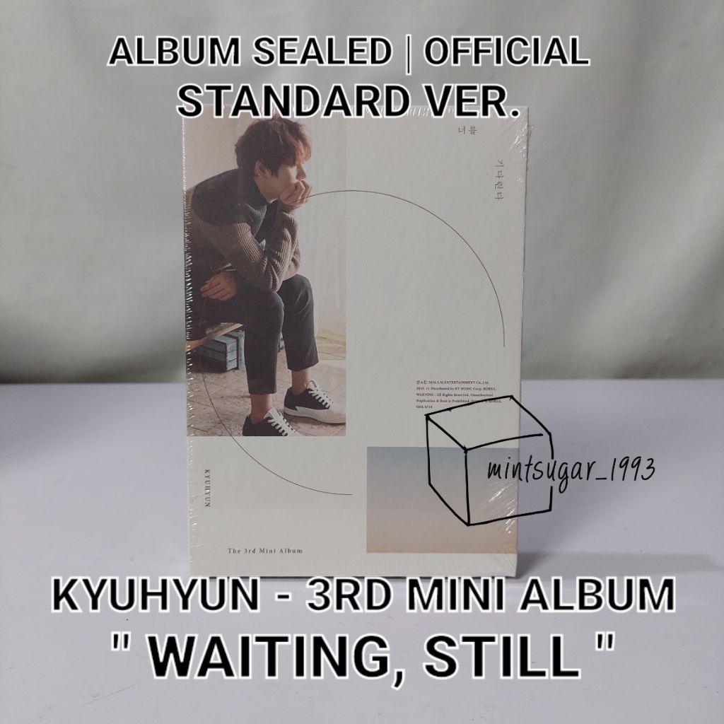 [ READY SEALED ] KYUHYUN - 3rd Mini Album [ Waiting, Still ] ( Photobook / Standard ver ) Official K