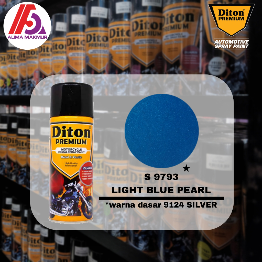 Diton Premium S 9793 Light Blue Pearl 400cc / Pilok Diton Biru Suzuki / Pilok Biru Suzuki