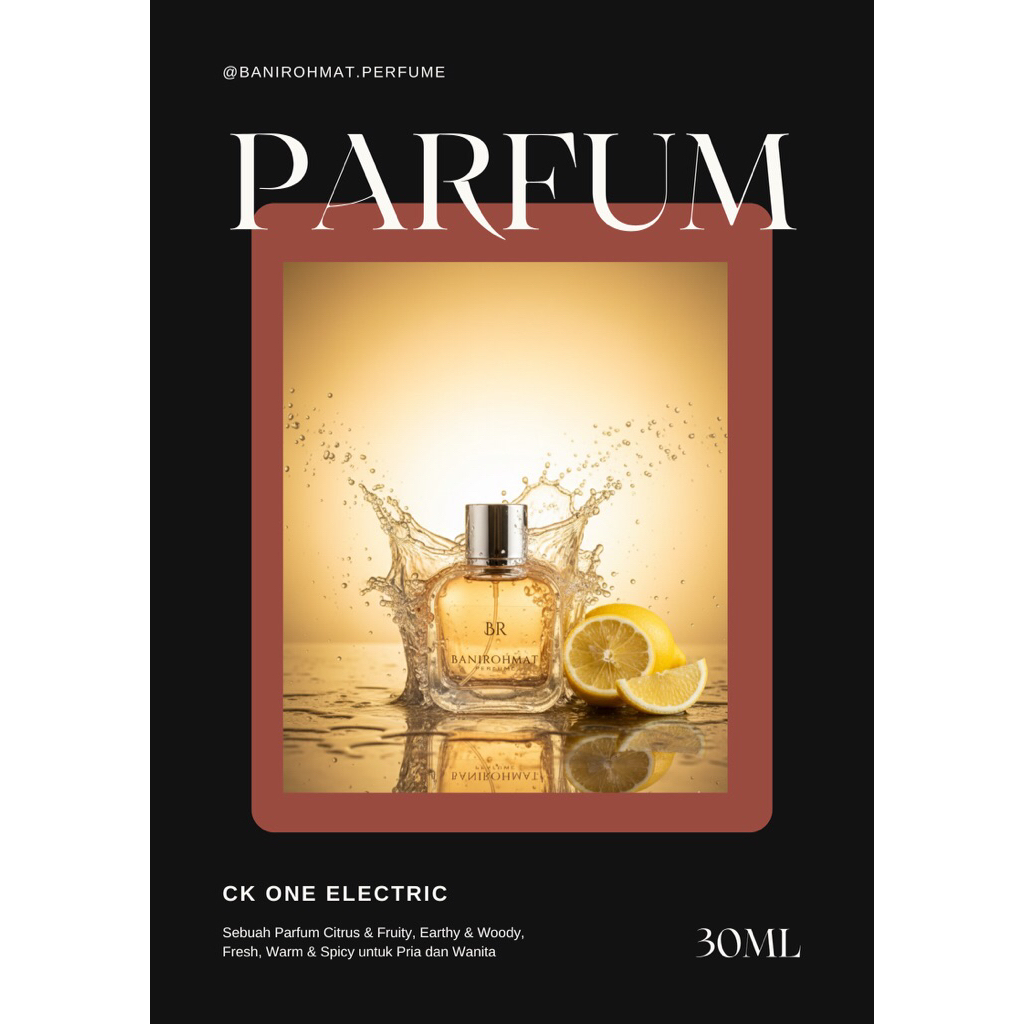 CK ONE ELECTRIC BANI ROHMAT ORIGINAL PERFUME 30ml