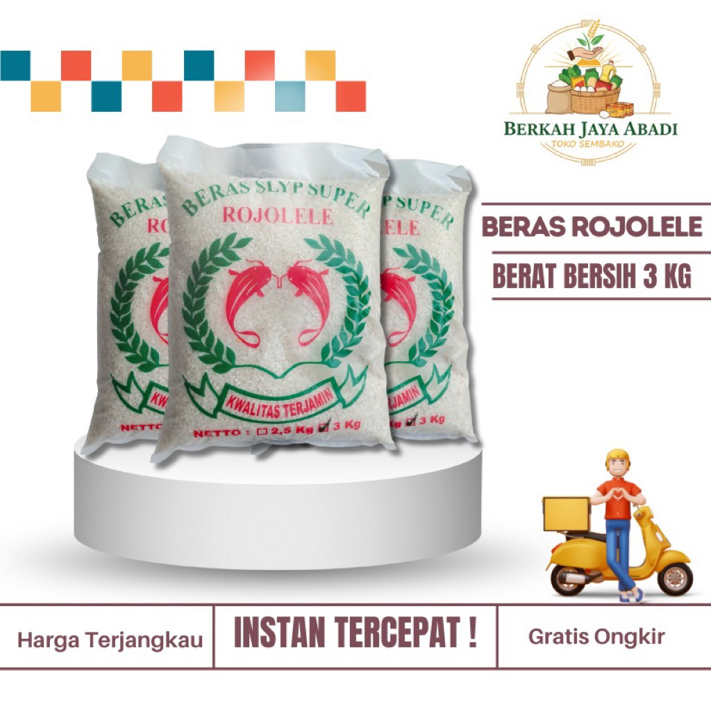 BERAS ROJOLELE 3KG