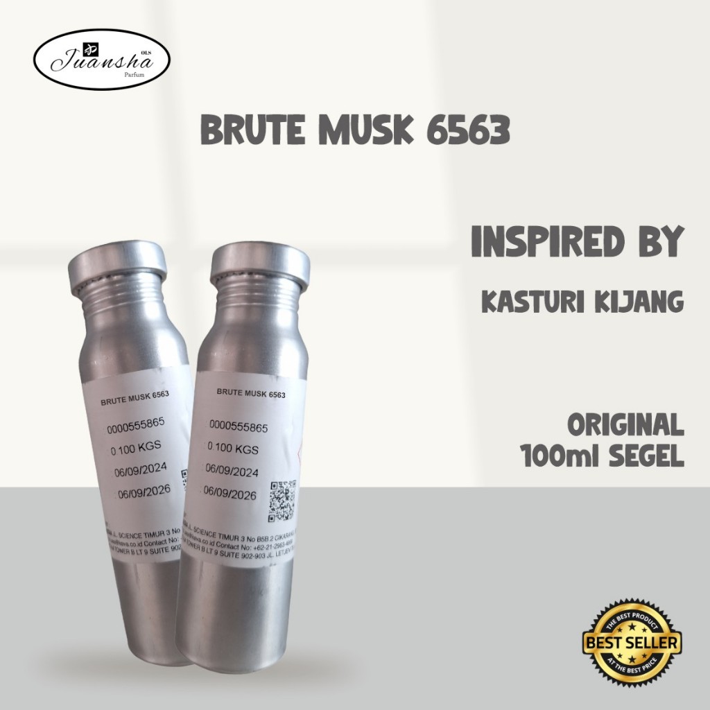 BIBIT PARFUM MURNI BRUTE MUSK   KEVA  100ML SEGEL