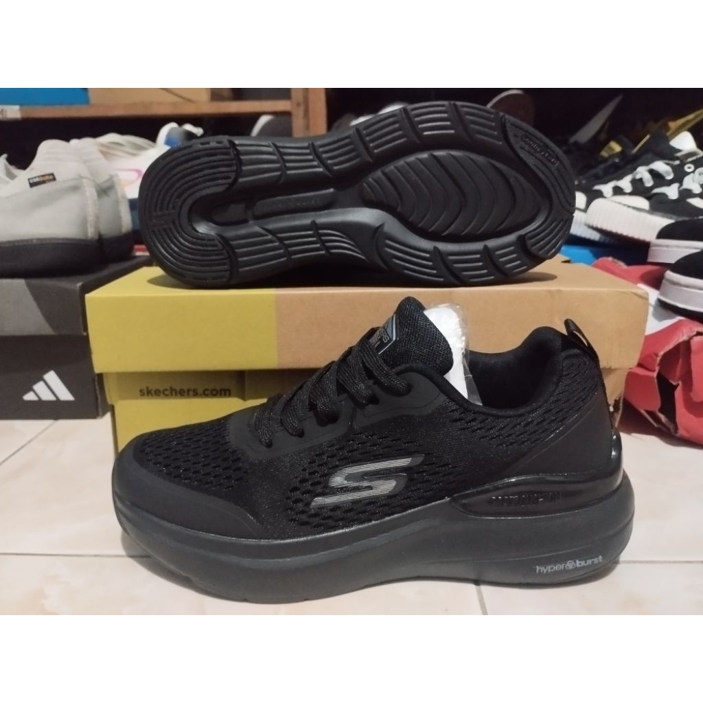 skechers maxfushion high quality full hitam size 38