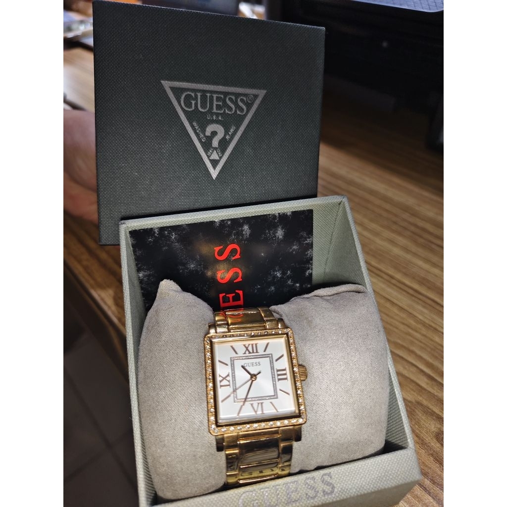 PL JAM TANGAN ORI GUESS LAPIS EMAS