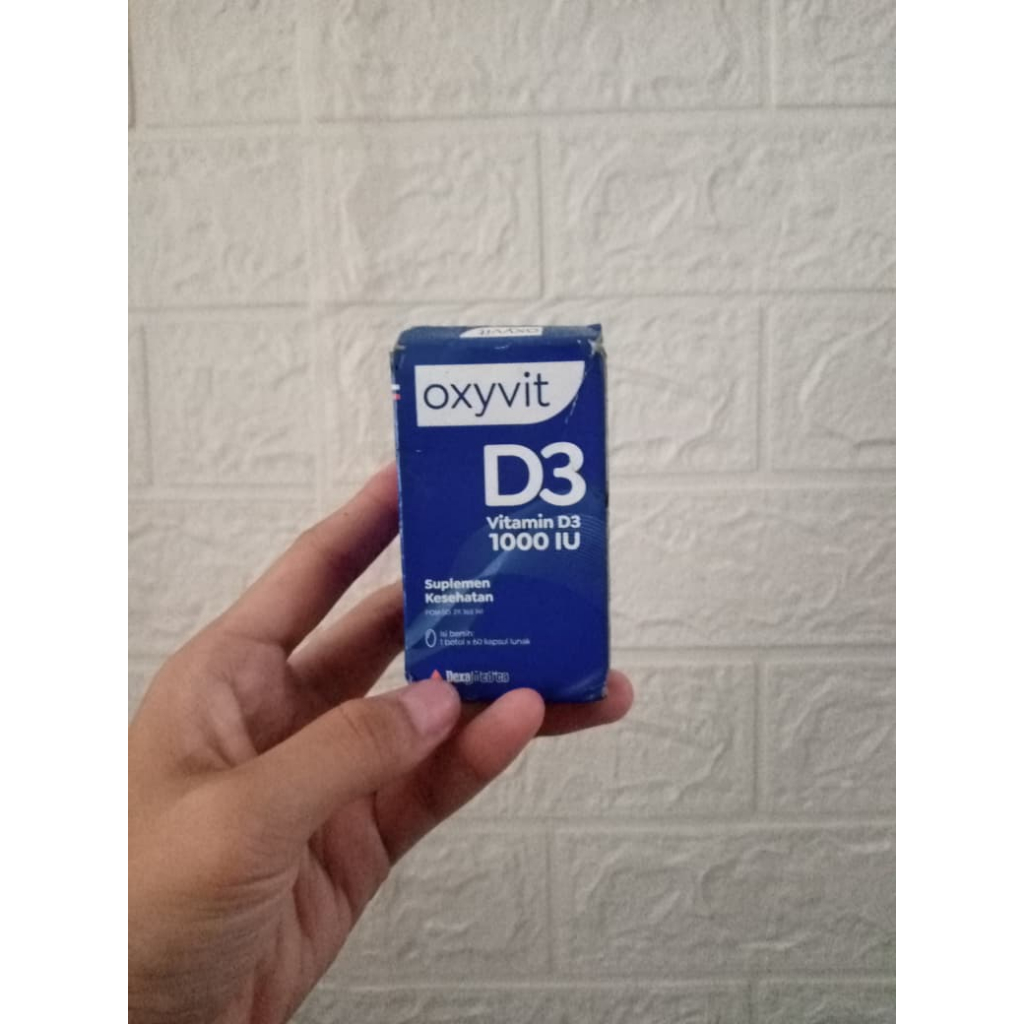 Oxyvit ​D3 Vitamin D3 1000 IU 60 kapsul ​
