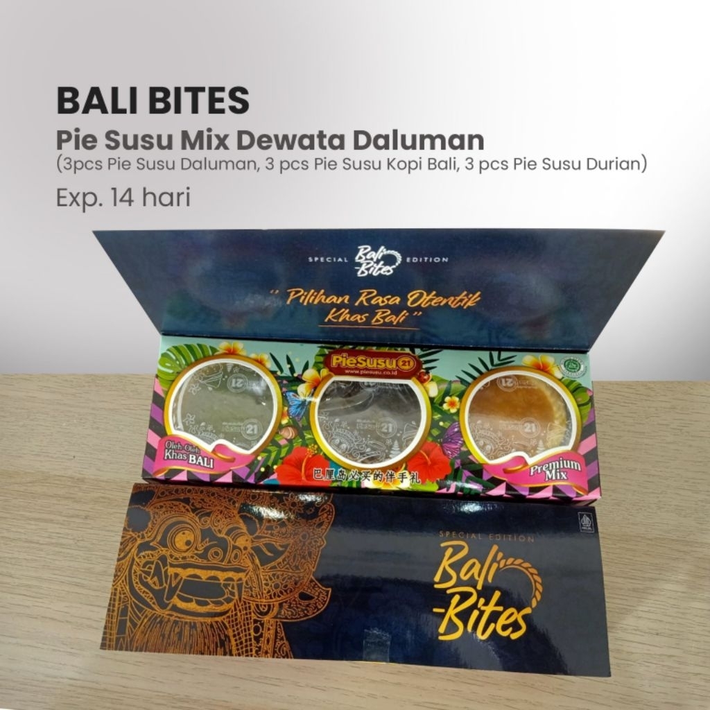 PIE SUSU 21 DEWATA SERIES SPECIAL EDITION MIX3 IN 1 OLEH - OLEH ENAK CEMILAN KHAS BALI ASLI 300GR