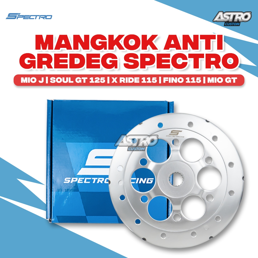 Mangkok Kampas Ganda Spectro Mio J Mio GT Soul GT X ride Fino 115 Roler Per CVT Spectro Racing