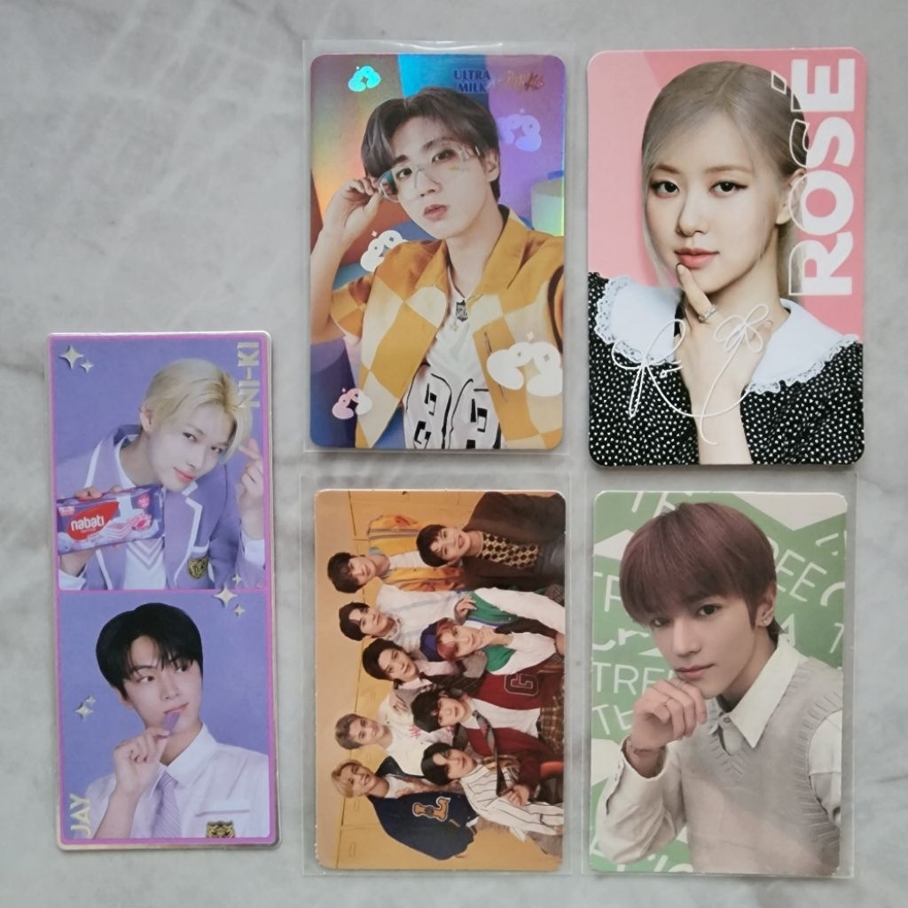 [Official] Photocard PC Original Ultra Milk x Stray Kids (Han Jisung) - Nature Republic x NCT 127 (T