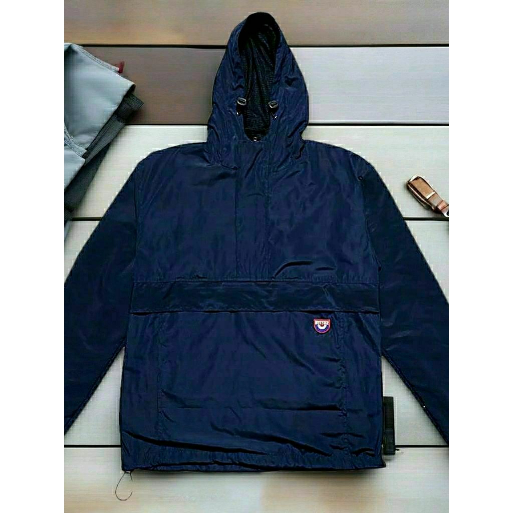 Jaket Cagoule Pria Wanita Wangkers Anti Air, Unisex Ukuran Jumbo