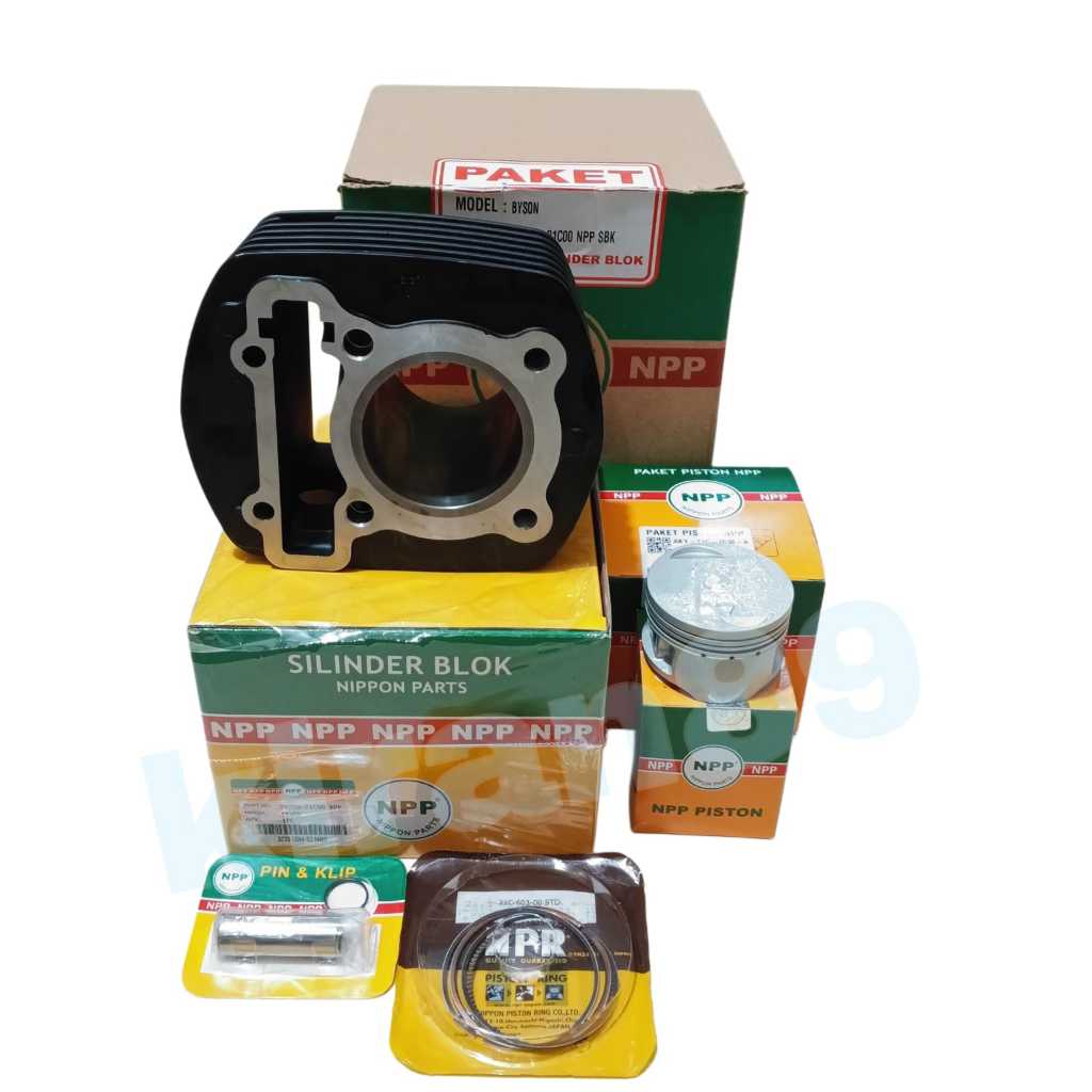 SILINDER BLOK SEHER BYSON KARBU + PISTON KIT RING DAN PIN 21C ORI NPP