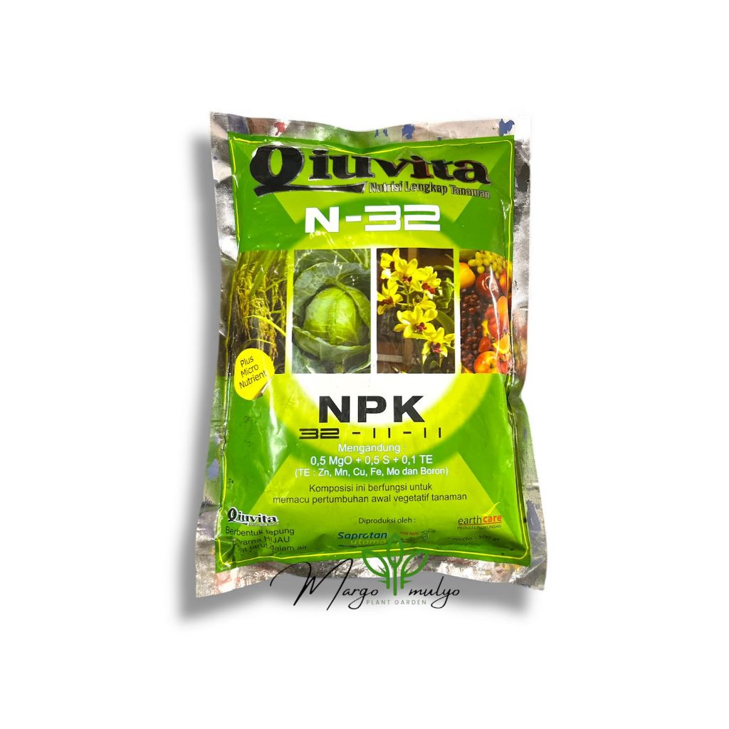 Pupuk Daun Qiuvita Hijau N 32 500 gram