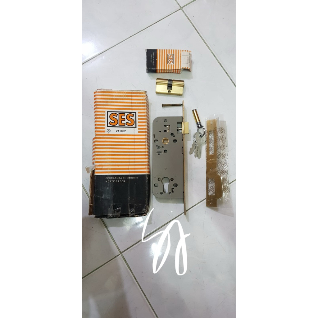 Body Kunci Pintu Pelor Pintu Buka Dua SES Kuningan Kunci pintu SES kuningan solid brass