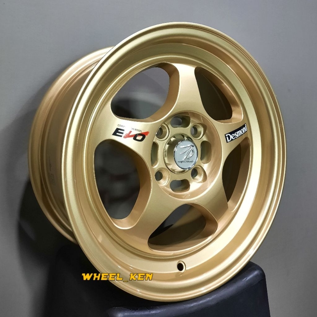 VELG SPOON RING 15X7 PCD 4X100 GOLD
