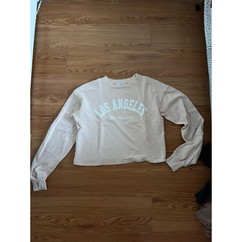 Bershka Crop Sweater Korean Style