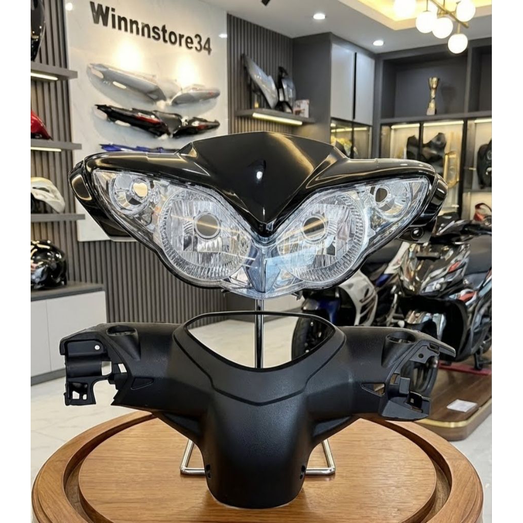 Batok Jupiter Z burhan + Lampu Depan Jupiter Z Burhan Komplit warna Hitam Batok Jupiter Z burhan + L