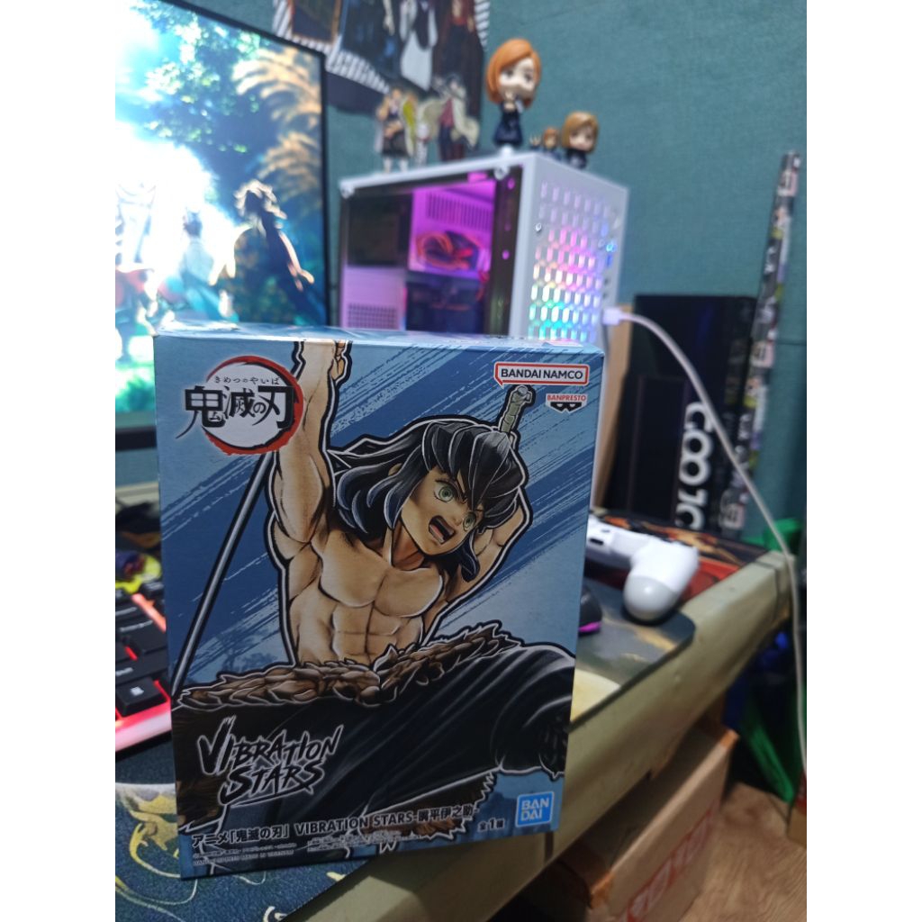 Vibration Stars / Demon Slayer / Inosuke Hashibira Original Back In Box Kondisi Mulus 100%