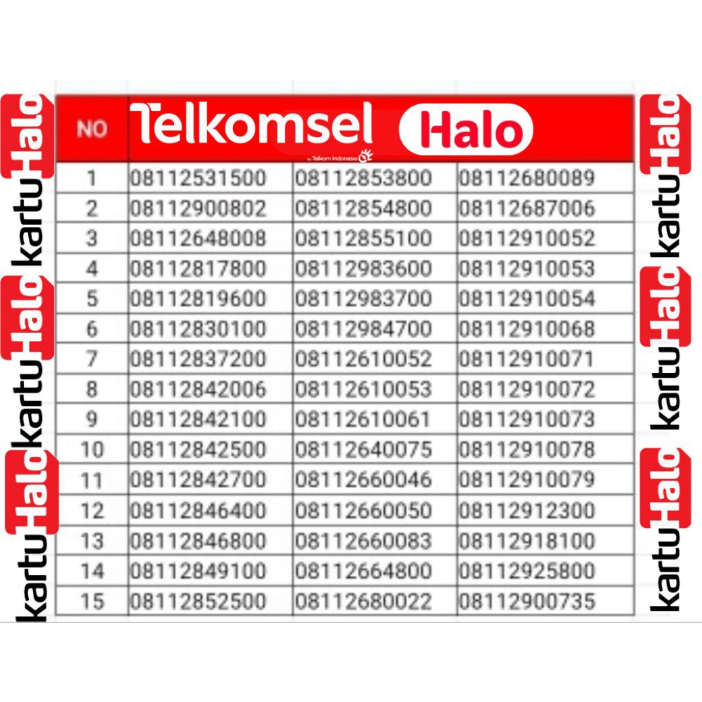 KARTU Halo 35 GB 1 BULAN  + 300 GB ZOOM  1 BULAN