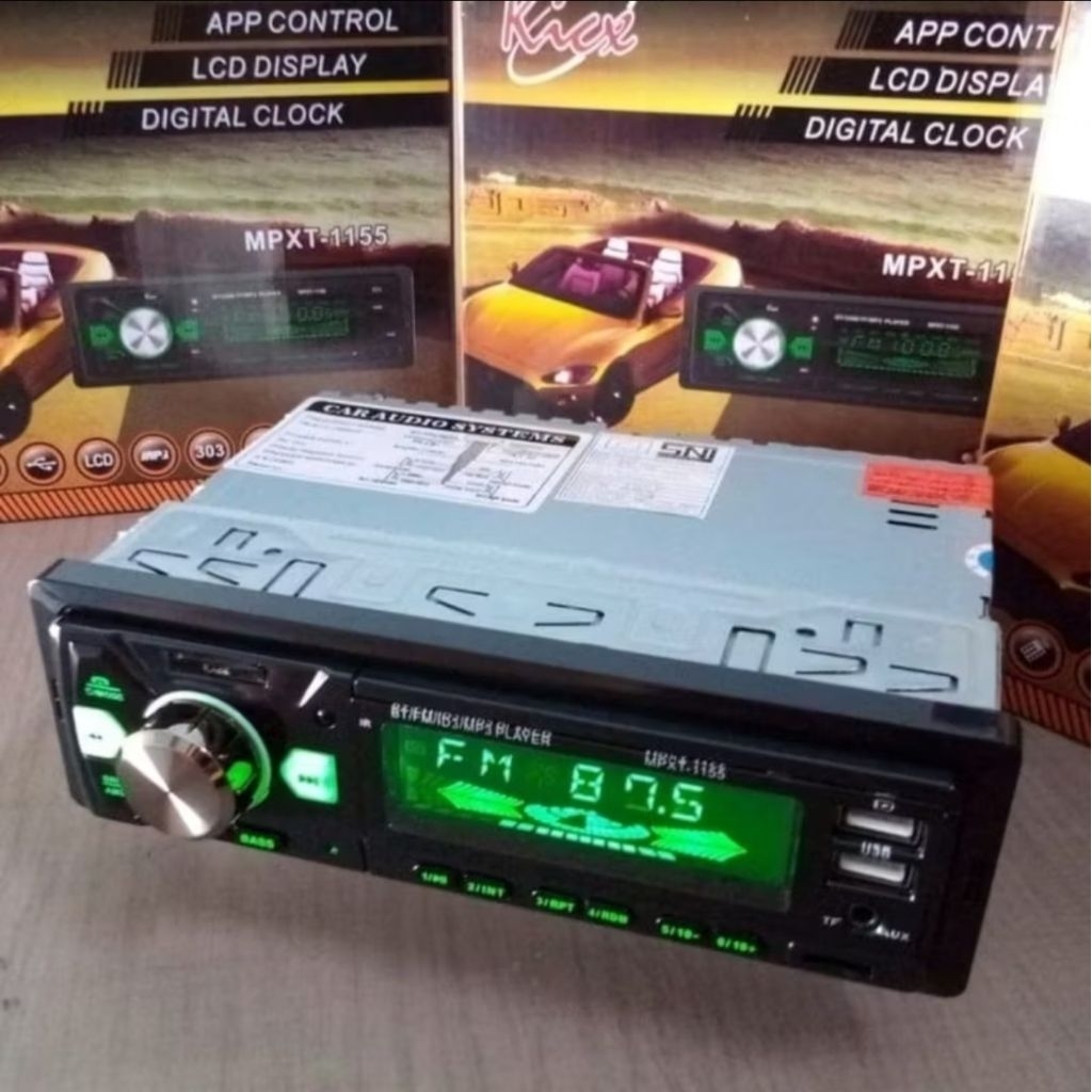 SingleDin Radio Usb Blutut, Kicx New
