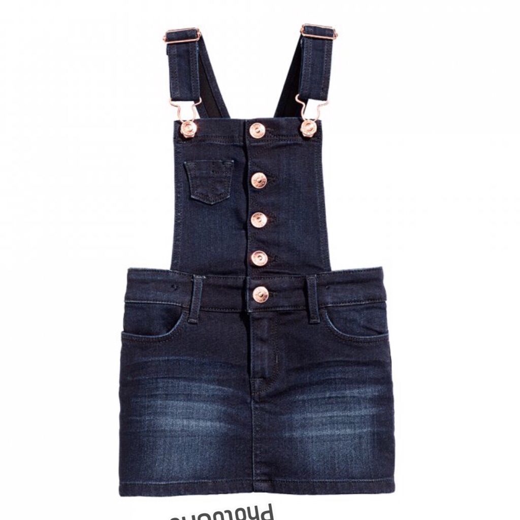 overall rok jeans anak H&M
