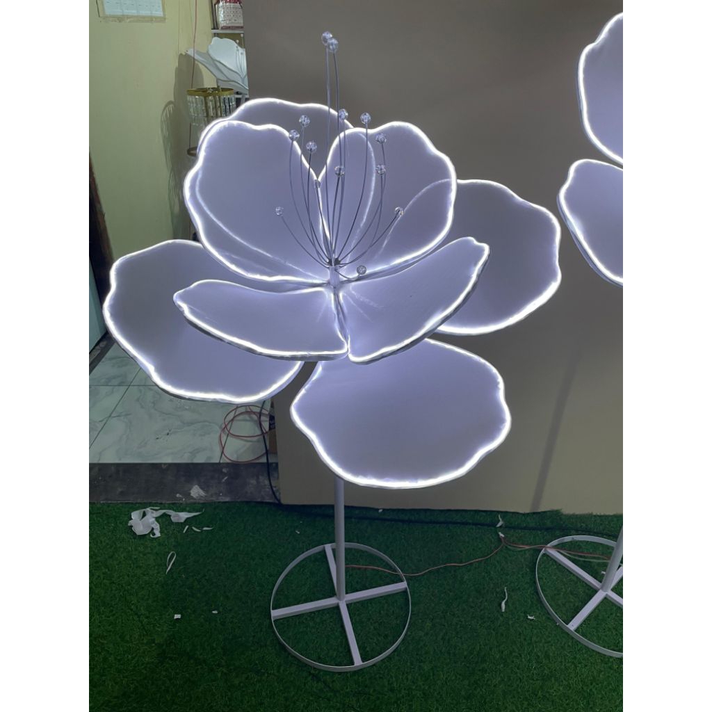 lampu standing kelopak bunga variasi terbaru